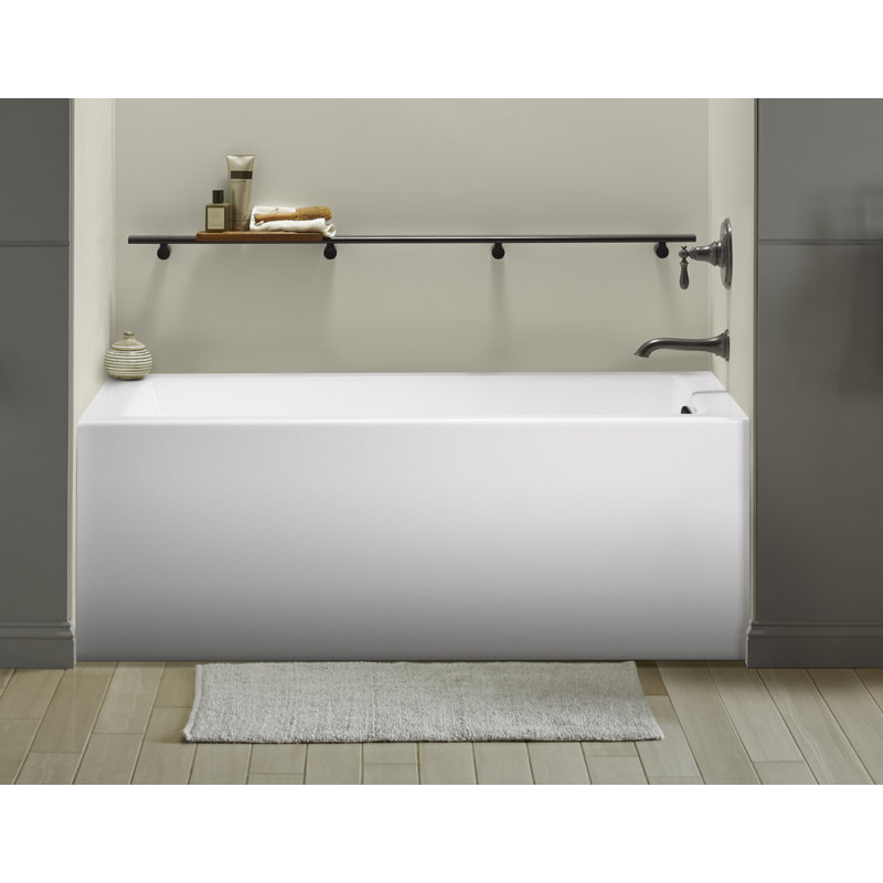 Kohler Underscore 60" x 30" Alcove Soaking Bathtub & Reviews Wayfair.ca